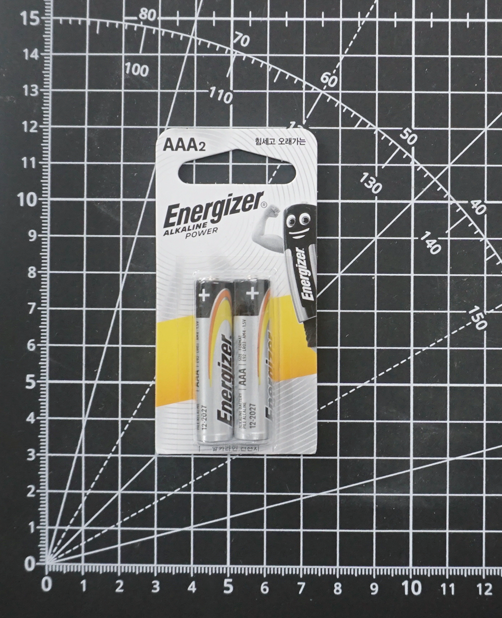 [ENERGIZER 에너자이저] LR03 2B 1.5V AAA 알카라인 건전지 2pcs