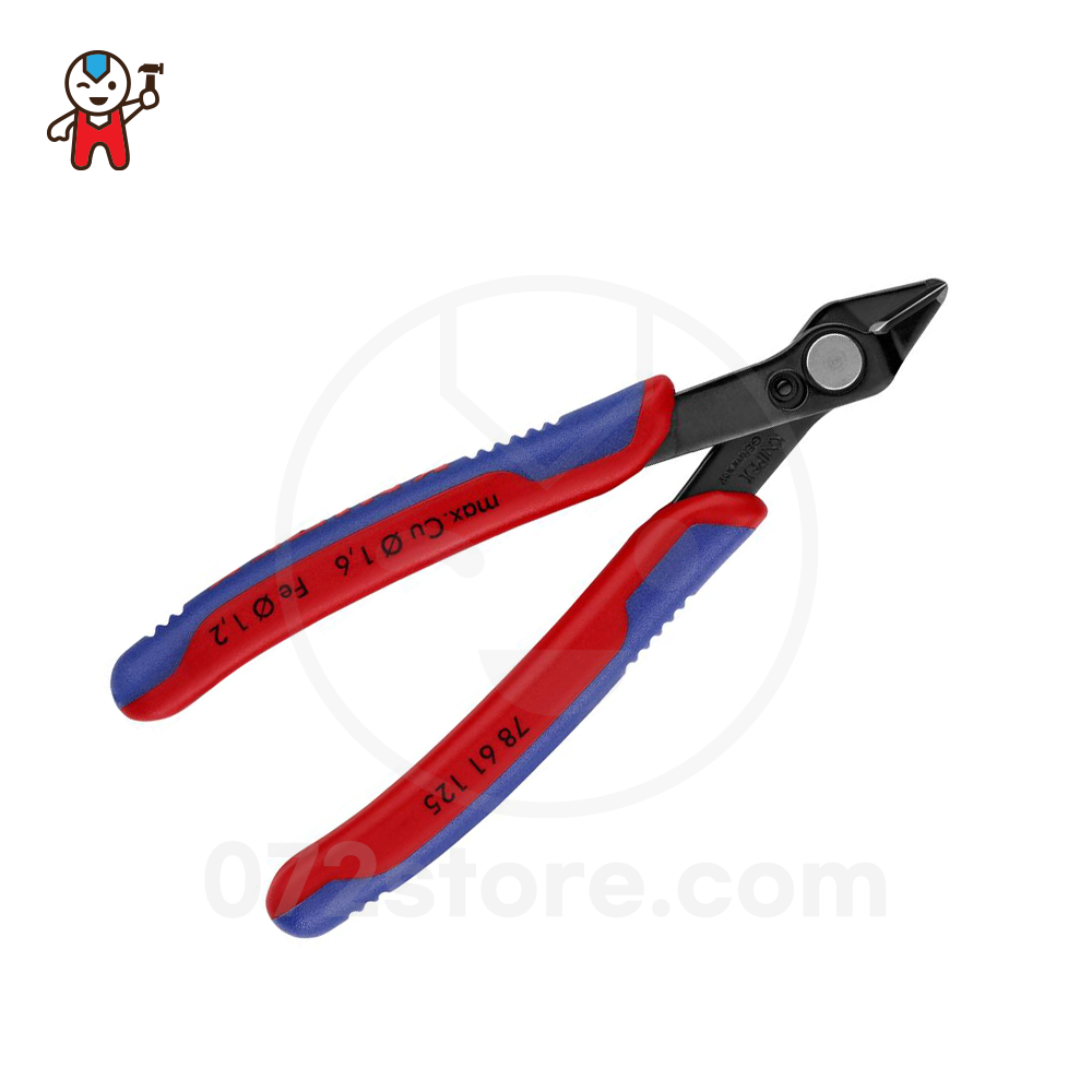 [KNIPEX 크니펙스] 78 61 125 SB(5인치)강화형 정밀전자니퍼