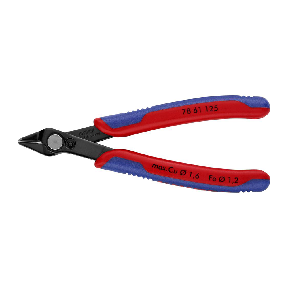 [KNIPEX 크니펙스] 78 61 125 SB(5인치)강화형 정밀전자니퍼