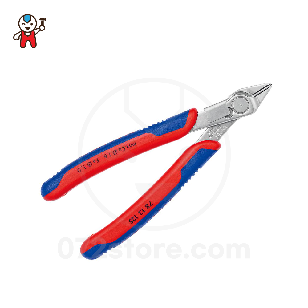 [KNIPEX 크니펙스] 78 13 125 SB(5인치)납캐쳐 정밀전자니퍼