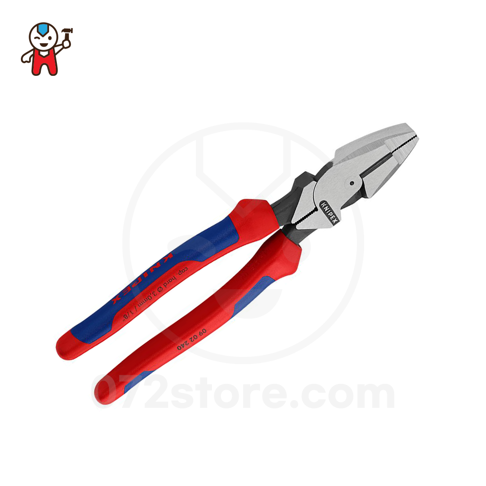 [KNIPEX 크니펙스] 09 02 240 SB(9.5인치) 펜치(비압착형)