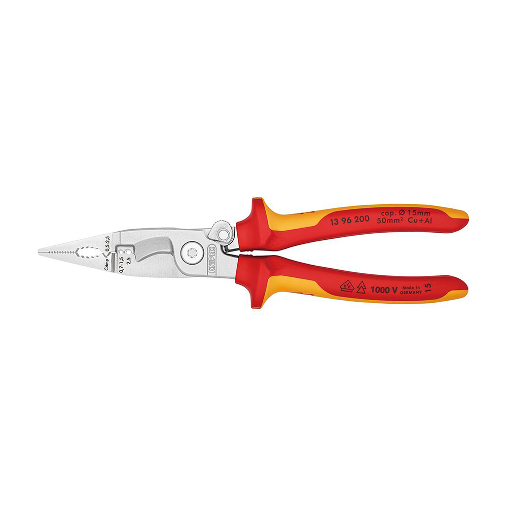 [KNIPEX 크니펙스] 13 96 200 SB 절연플라이어