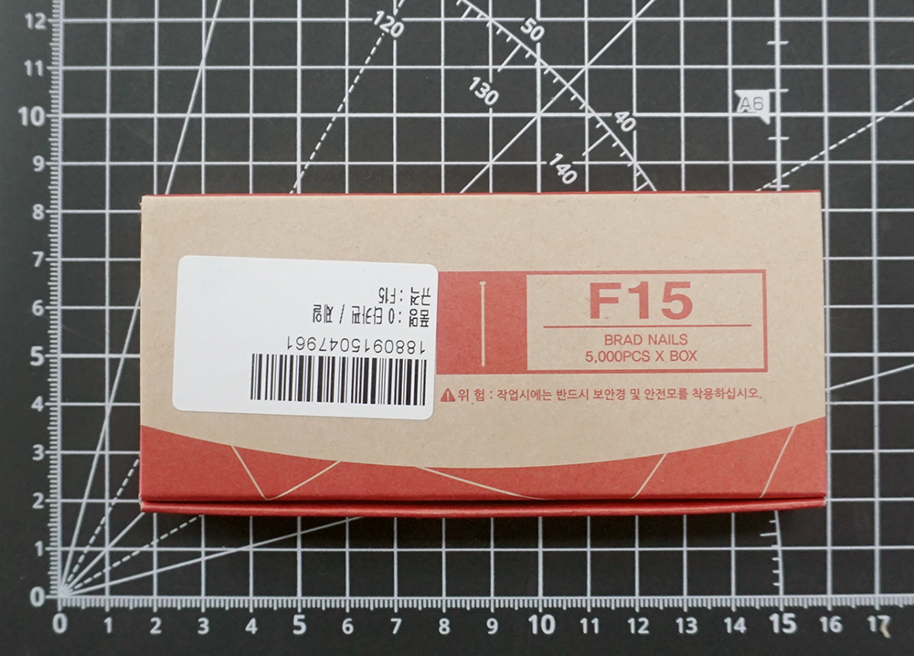 [제일타카㈜] F15 목재목공용 타카핀 못 5000pcs