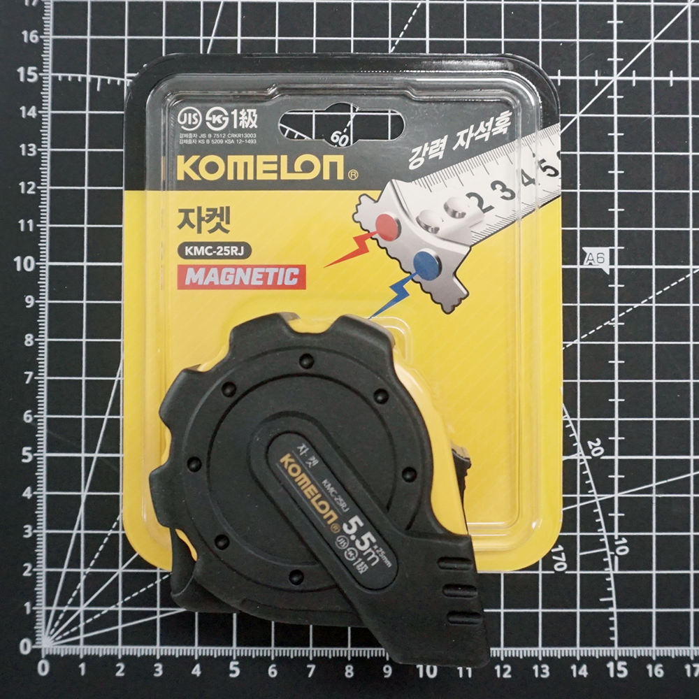 [KOMELON 코메론] KMC-25RJ 줄자 자켓자석 5.5mx25mm