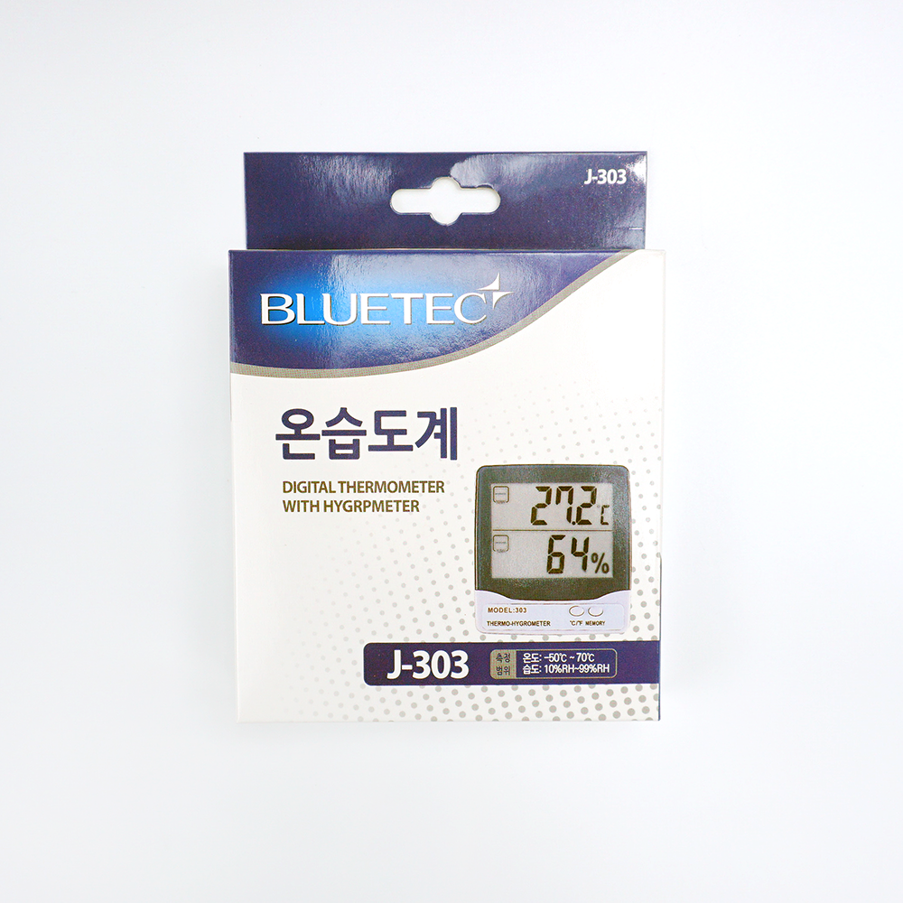 [BLUETEC 블루텍] J-303디지털 온습도계 센서타입